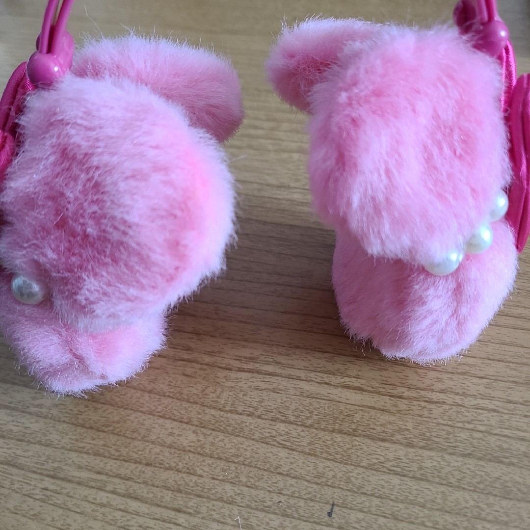 中古【 ディズニー 】ミニーマウス イヤーマフ 耳あて ピンク パールの