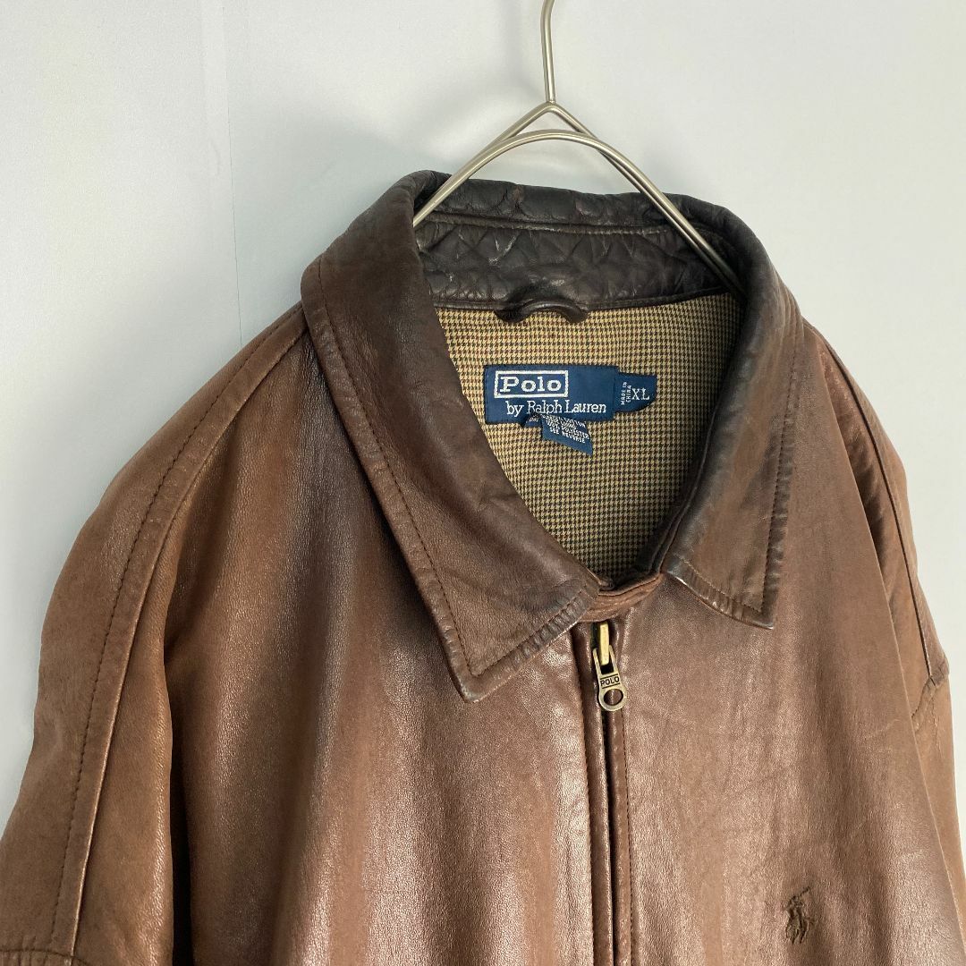 POLO RALPH LAUREN - ポロバイラルフローレン レザージャケット 90s