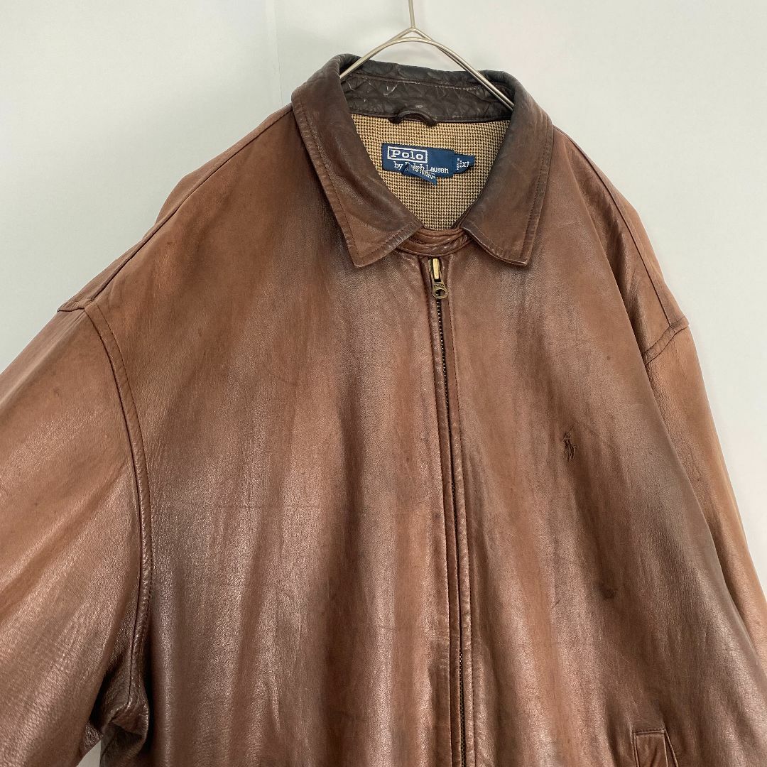 POLO RALPH LAUREN - ポロバイラルフローレン レザージャケット 90s