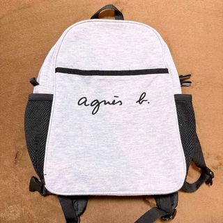 agnes b. - 最終値下げagnes b. GL11 E BAG ロゴ刺繍リュックサックの