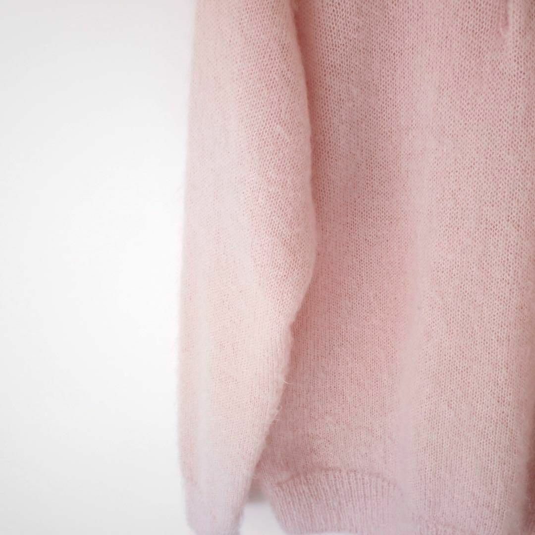 AURALEE - Auralee モヘア ニットポロ ピンクの通販 by cak store