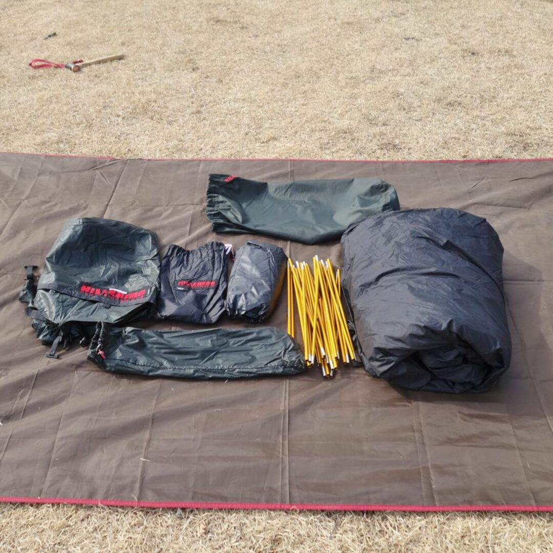 美品 ヒルバーグ HILLEBERG ALLAK3 アラック 3人用 フットプリント付属