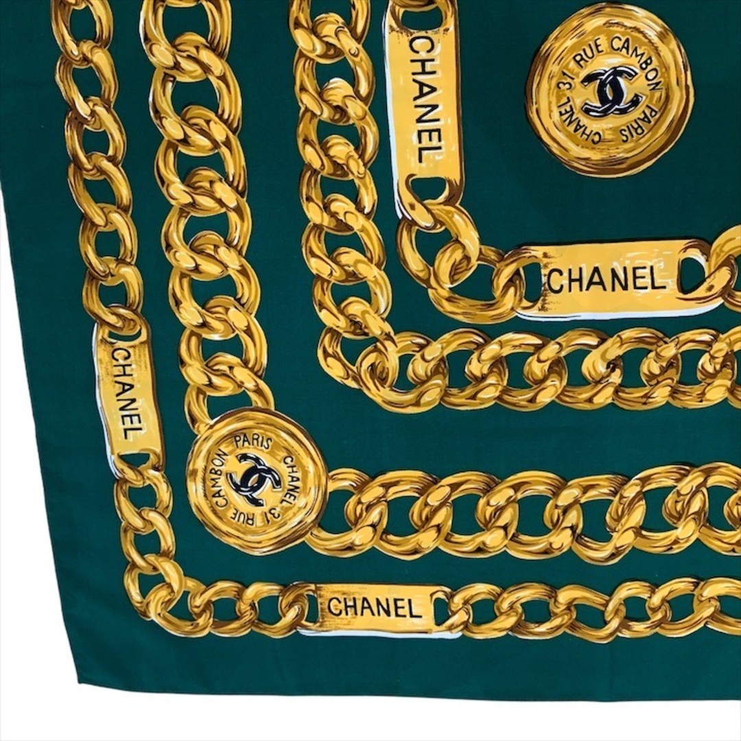 CHANEL - 美品 CHANEL シャネル ココマーク ロゴ チェーン 大判