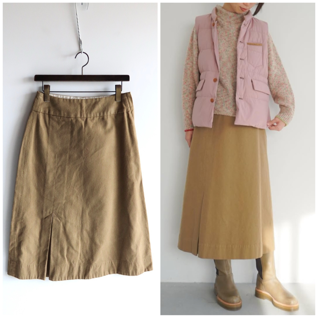 23年 よそおい掲載 パラスパレス セミタイトスカート 2 微起毛コットン