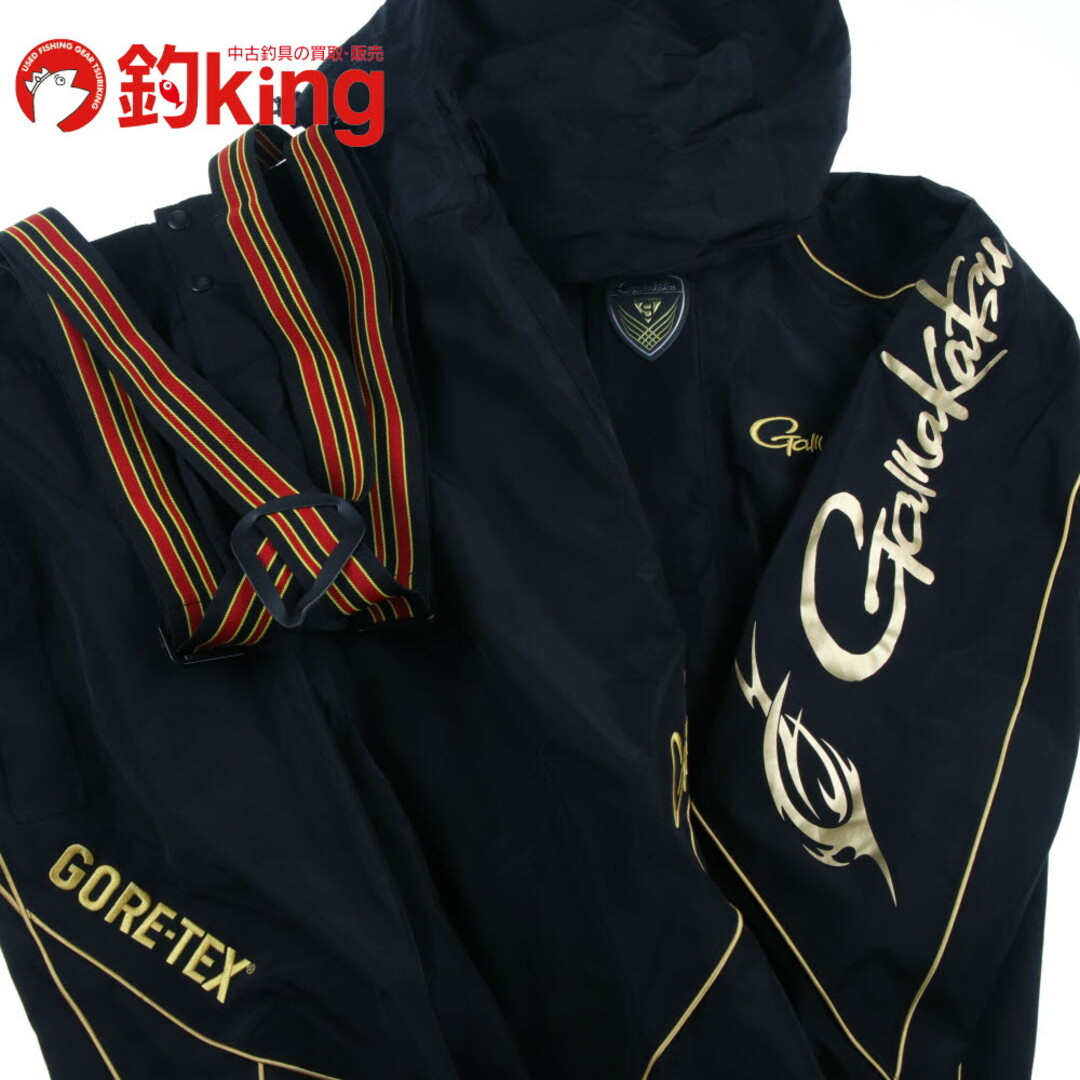 がまかつ - 【中古/美品】 がまかつ ゴアテックス レインスーツ GM