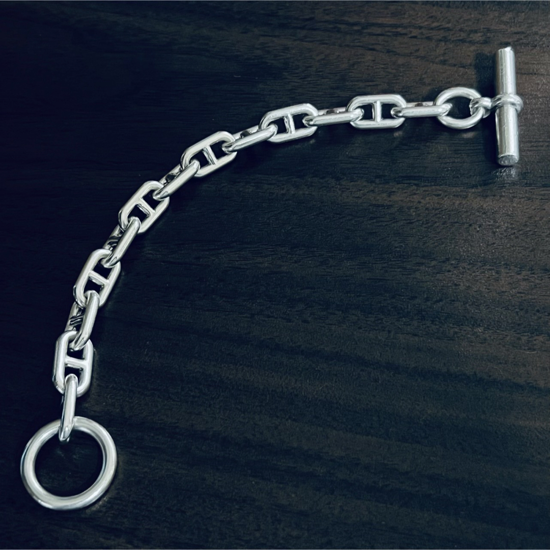 HERMES - ヴィンテージ エルメス シェーヌダンクル ブレスレット GM 13