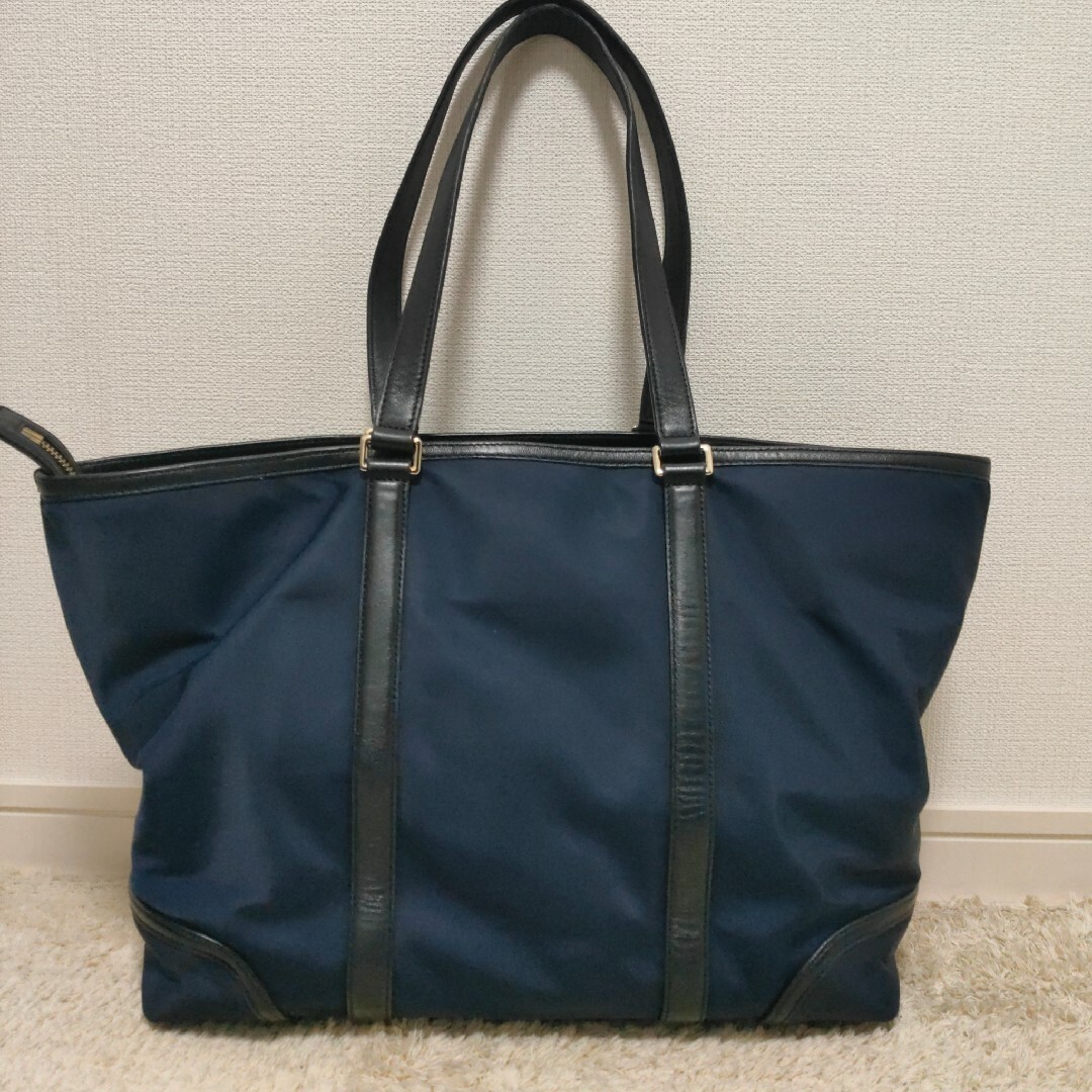 ポールスミス レザー トートバッグ シボ マルチストライプビジネス 肩