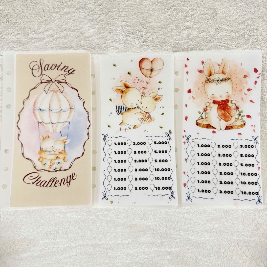 シンプル④ A6 saving リフィルバインダー貯金韓国の通販 by SORA's