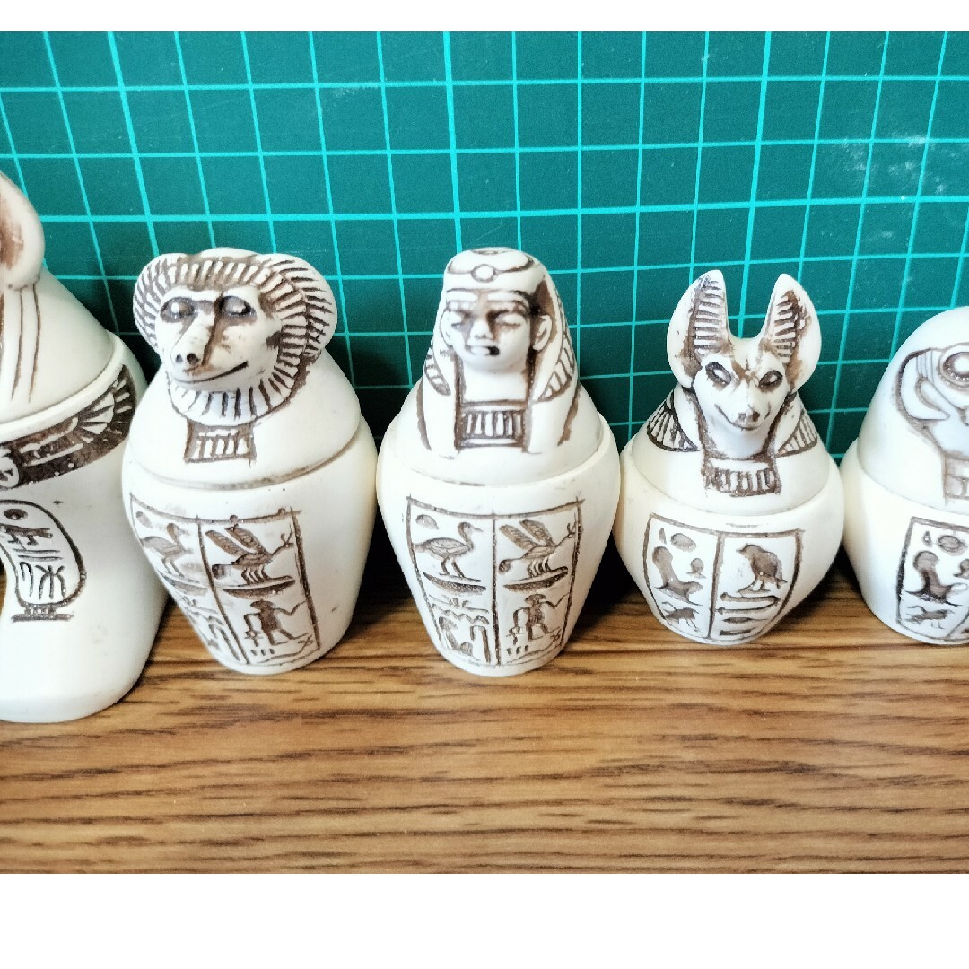 ラムセス大王展 カノプス壺 壷 古代エジプト 置物の通販 by Sabon's