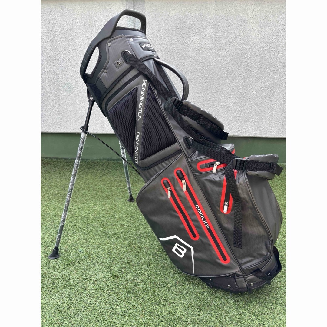 ブリーフィング キャディーバック赤 BRIEFING レッド キャディバッグ