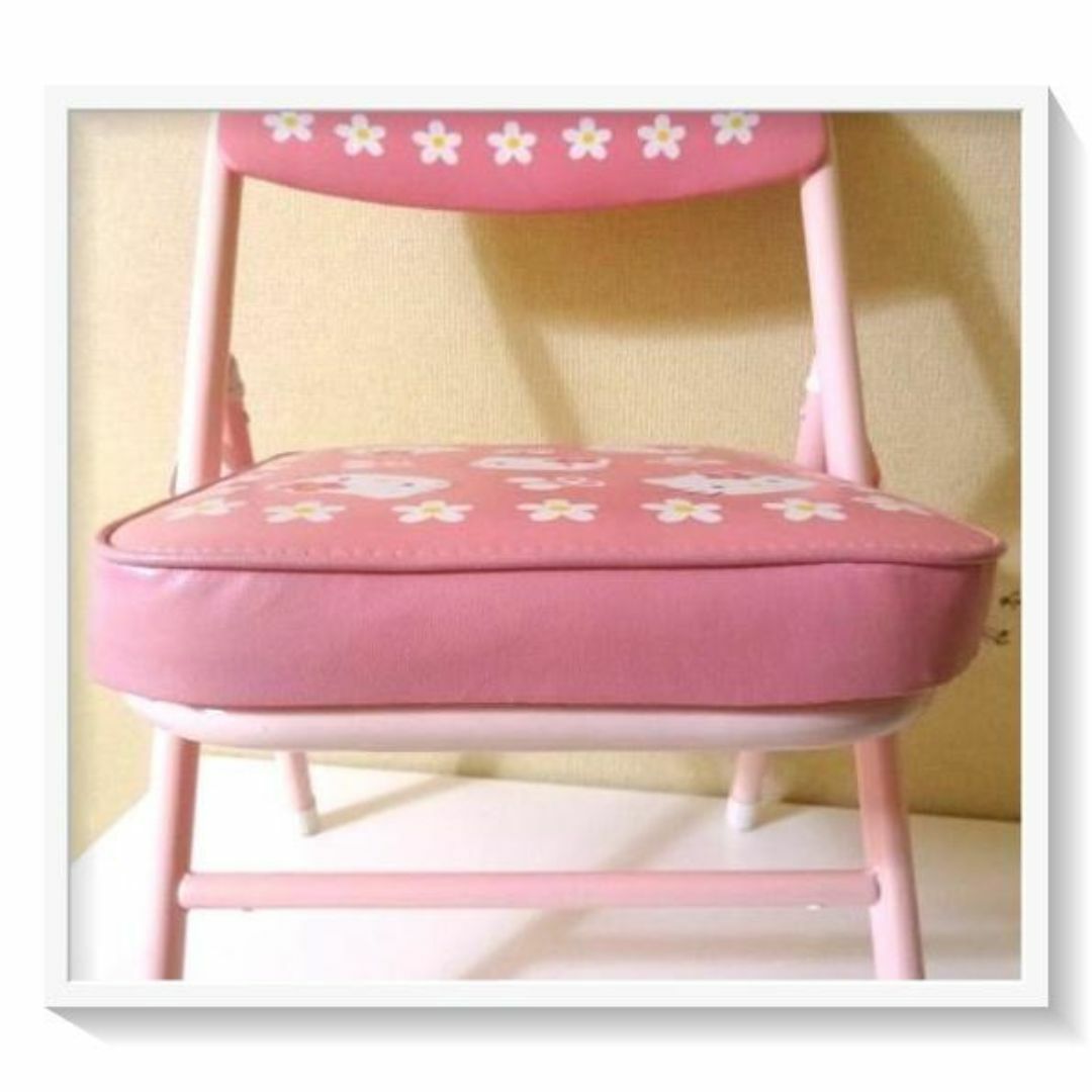 サンリオ - 希少 平成レトロ カオハナキティ 折りたたみ椅子 2002 当時