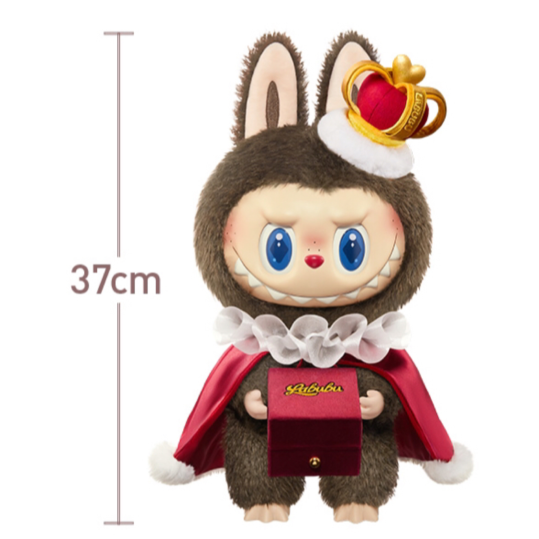 Let's Checkmate 王冠 王様 LABUBU ぬいぐるみ 限定ラブブの通販 by