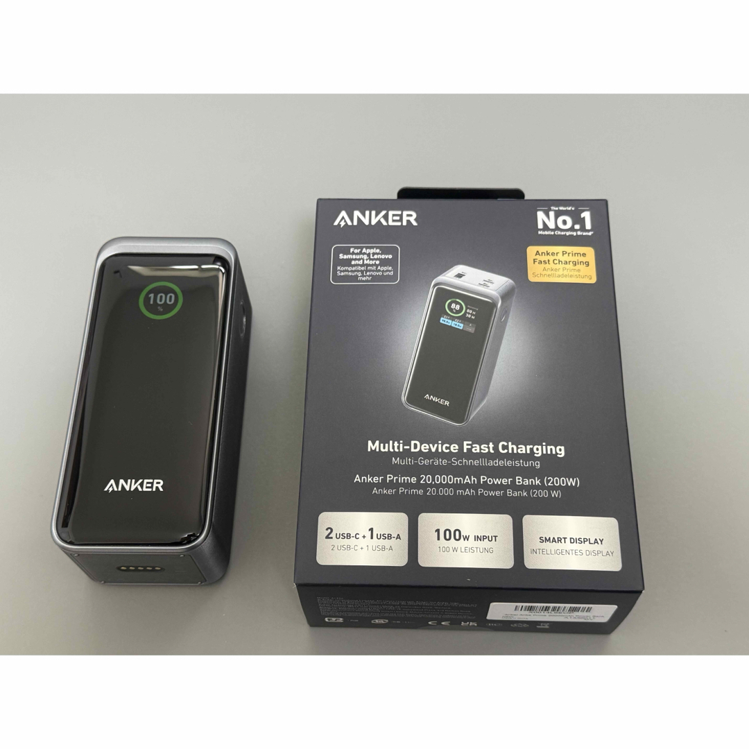 Anker - Anker Prime Power Bank (20000mAh, 200W)の通販 by Yuki