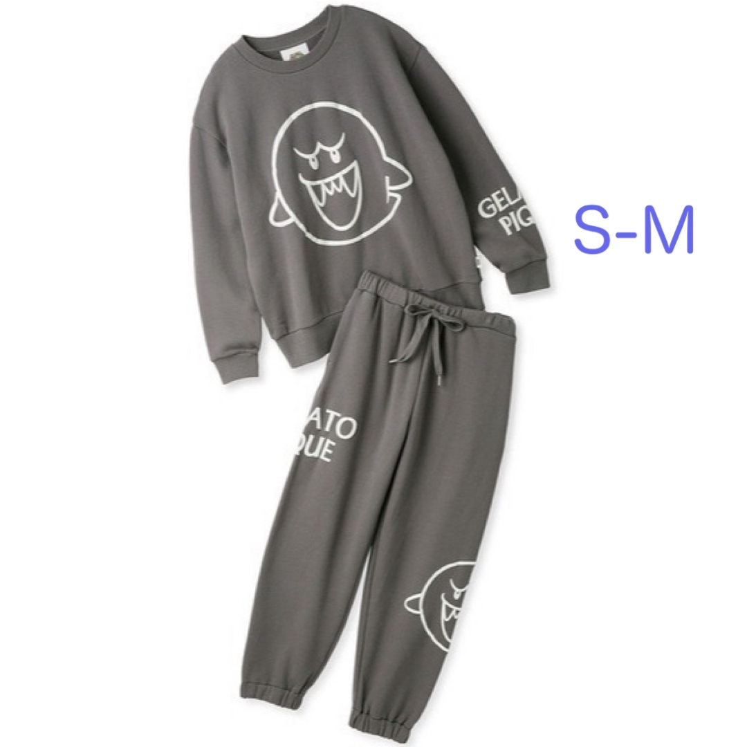 ジェラートピケ×スーパーマリオ☆プルオーバー&ロングパンツセット