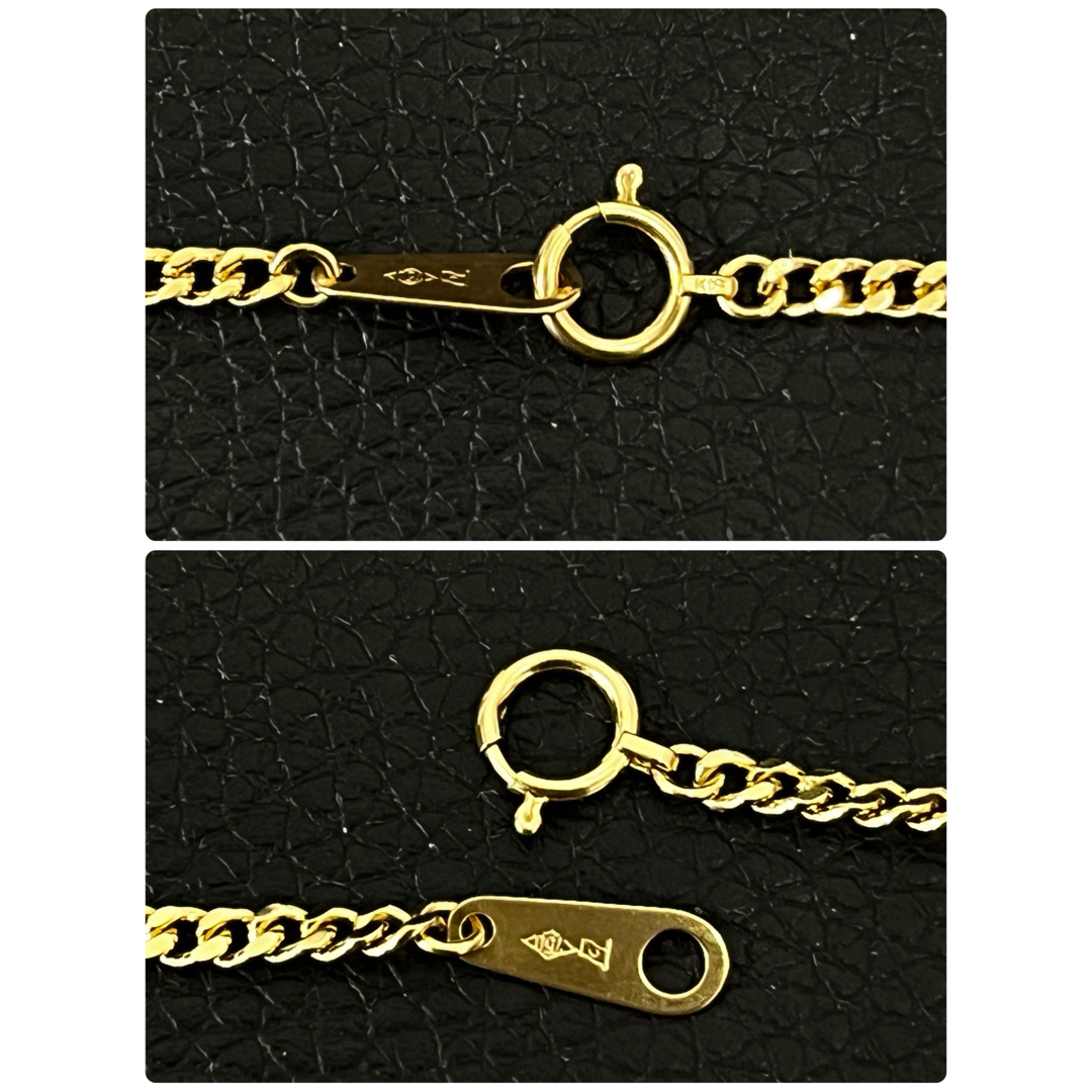 B060306)K18 YG ブレスレット 喜平 2面 シングル ホールマークの通販