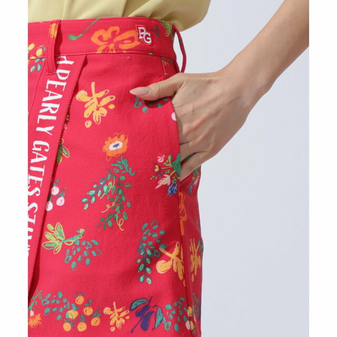 PEARLY GATESビオ花柄 Peストレッチカルゼスカート ビオ花柄 Pe