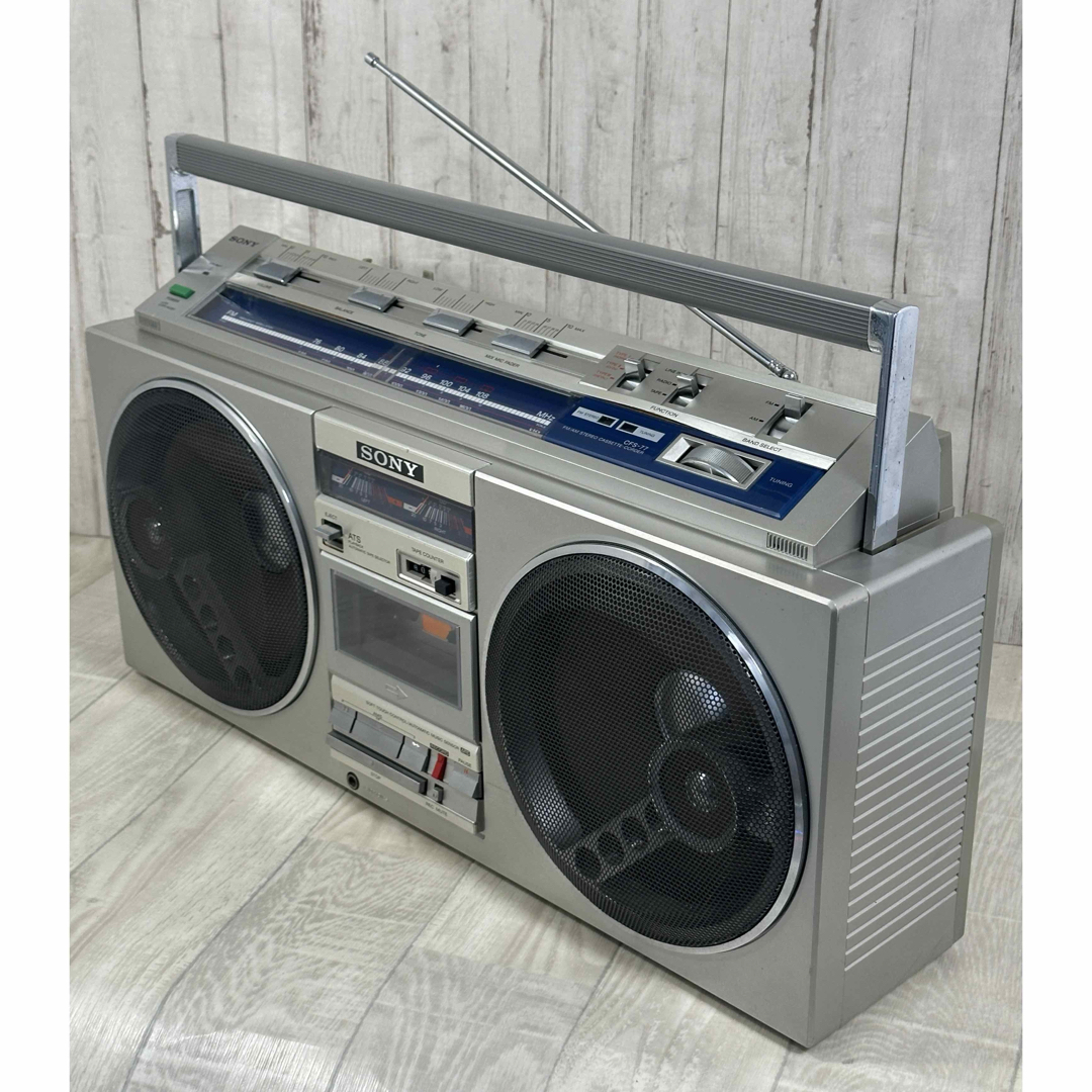 SONY - 【希少・動作品】SONY CFS-77 ラジカセ 名機 ビンテージ ラジオ