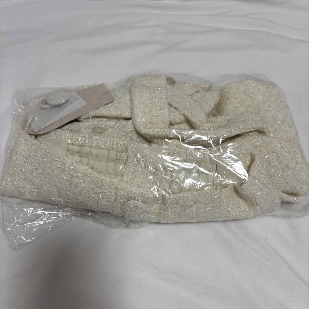 Darich - 【最安値】Darich ホルターネックオフショルツイードトップス