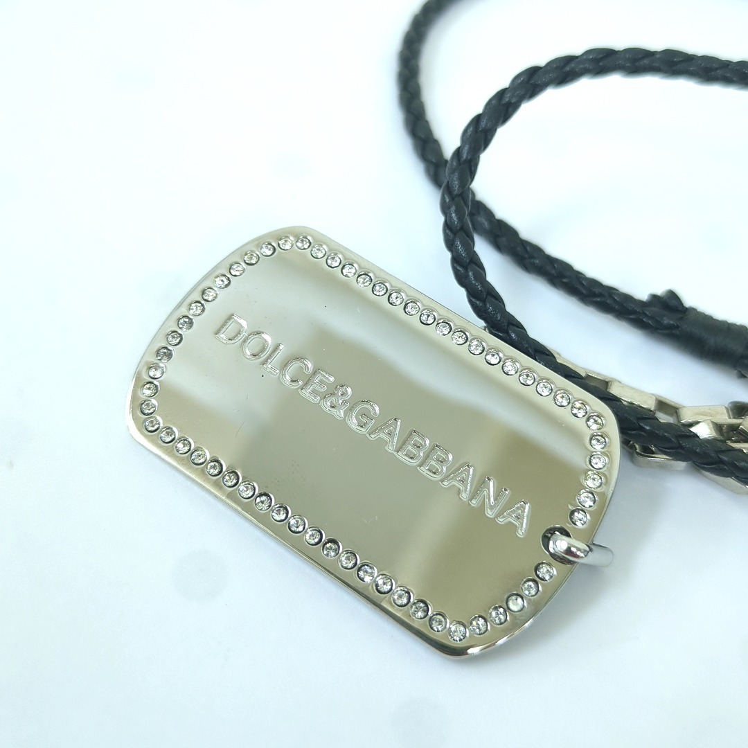 D&G ドルチェアンドガッバーナ ドッグタグネックレス イタリア製の通販
