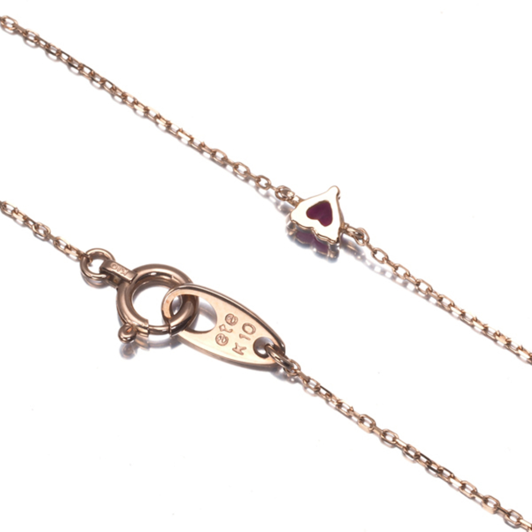 ete - エテ ブレスレット ルビー ハート K10PG の通販 by GREEBER