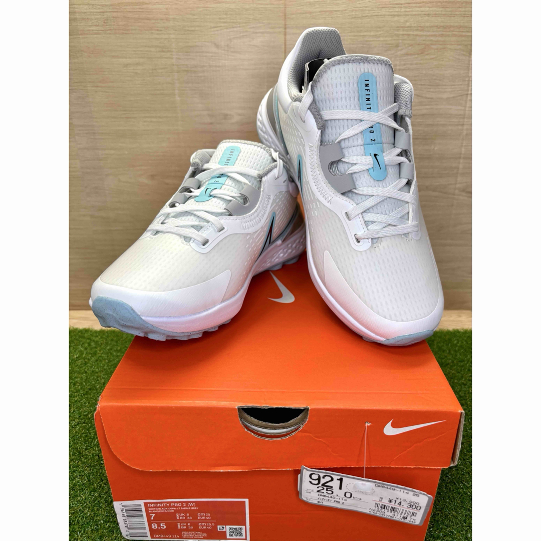 NIKE - ナイキ インフィニティプロ 2 DM8449-114ゴルフシューズ 25cmの