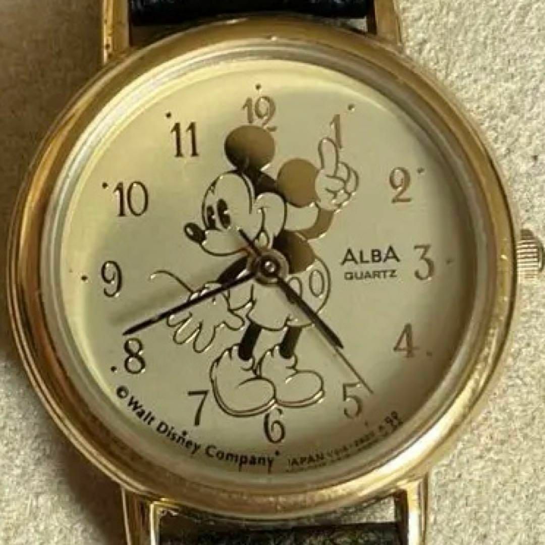 ALBA - ALBA ミッキーマウス 腕時計 【稼働品・電池交換済】の通販 by