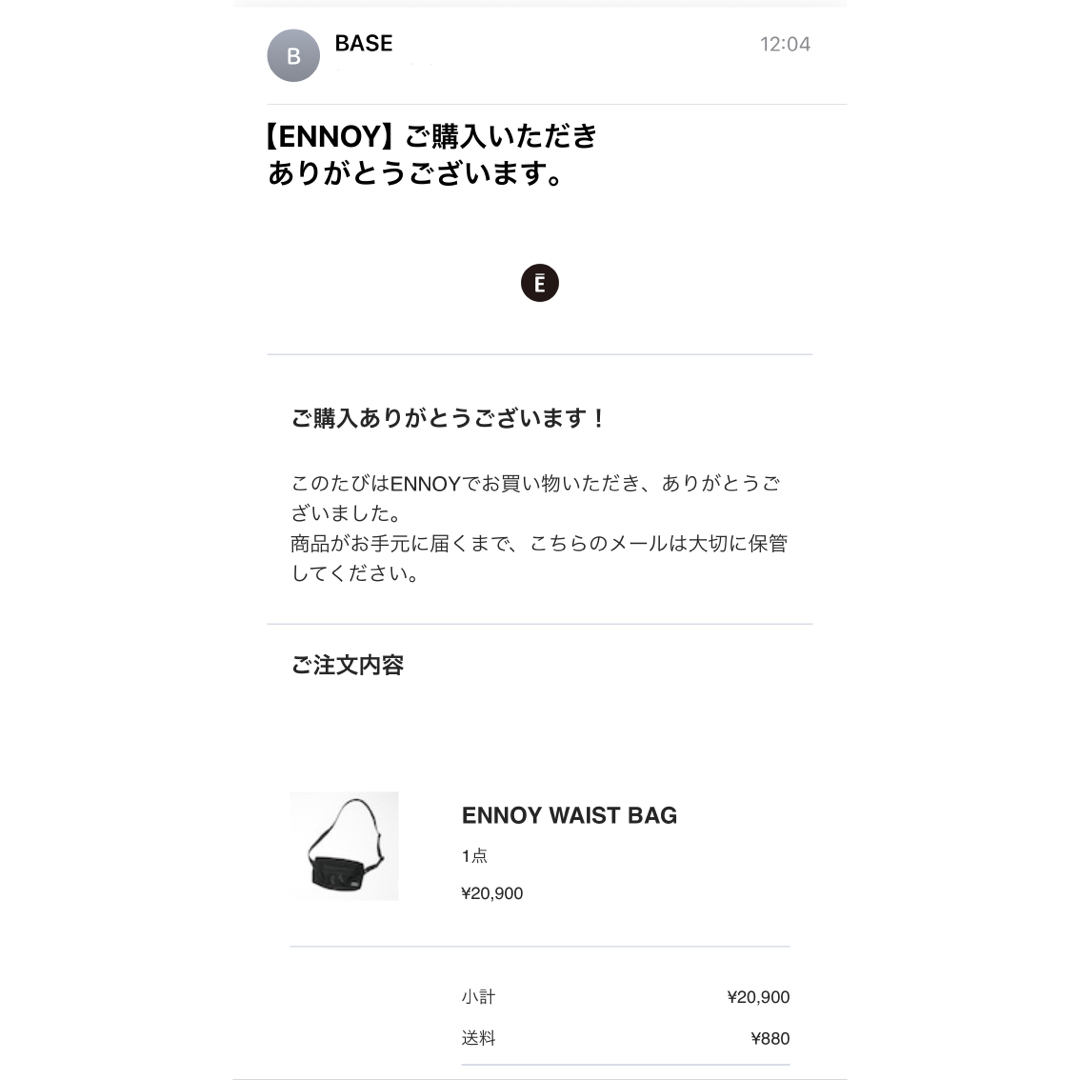 ENNOY（エンノイ）WAIST BAGの通販 by @｜ラクマ