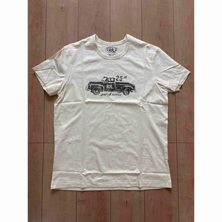 ダブルアールエル Ralph Lauren アイボリー花柄レーストップス