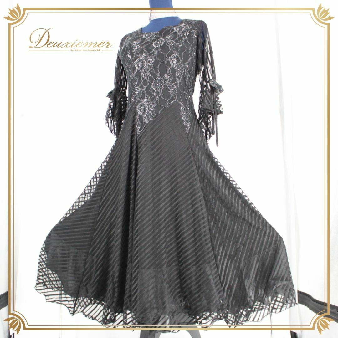 訳あり美品 prima boutique フラメンコ 社交ダンス ドレス 衣装 社交