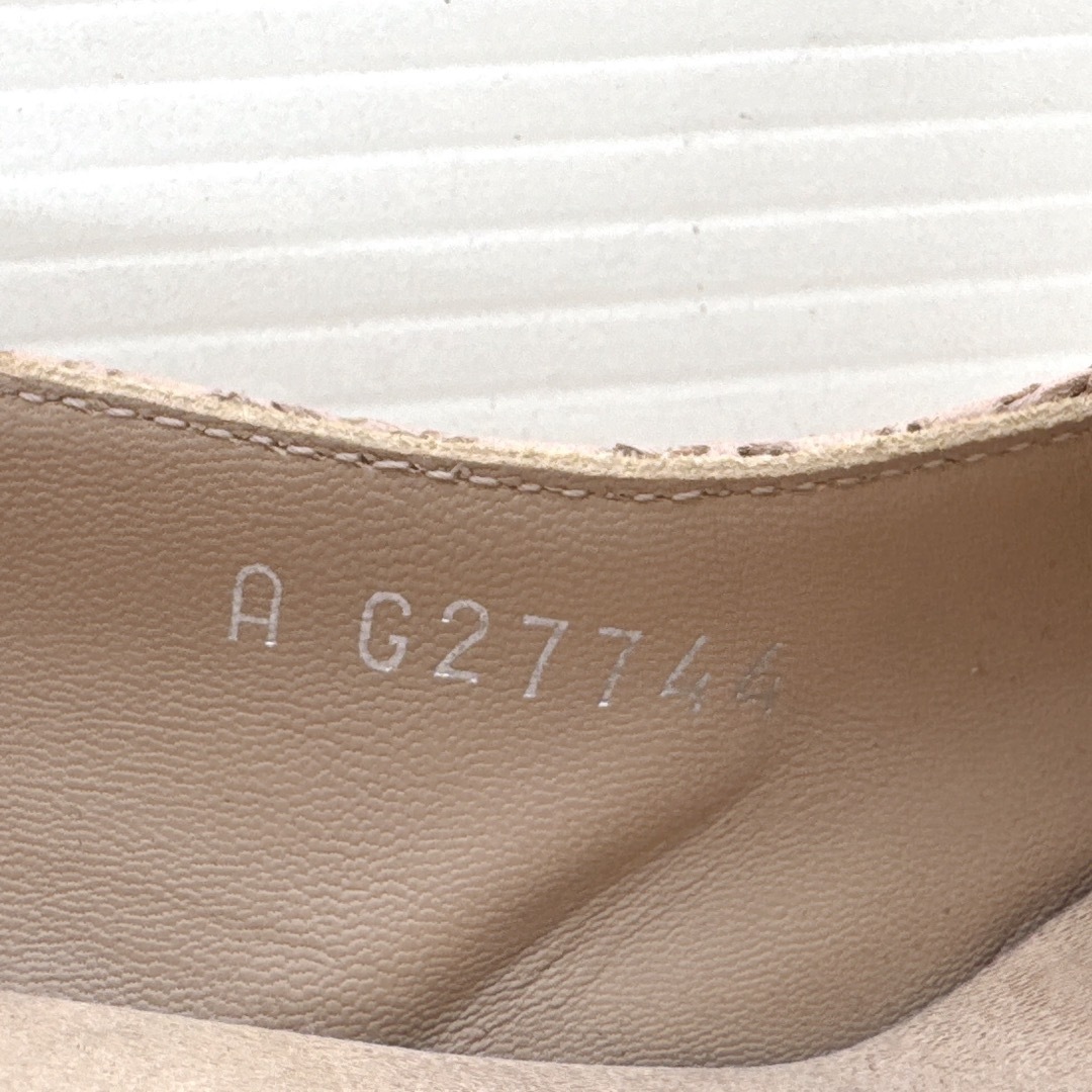 CHANEL - CHANEL シャネル レース 花柄 バイカラー スリングバック