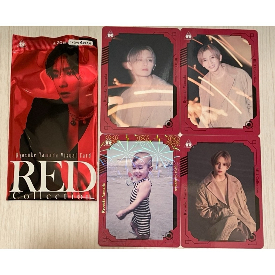 Hey! Say! JUMP - ビジュアルカードセット④ 山田涼介 REDの通販 by