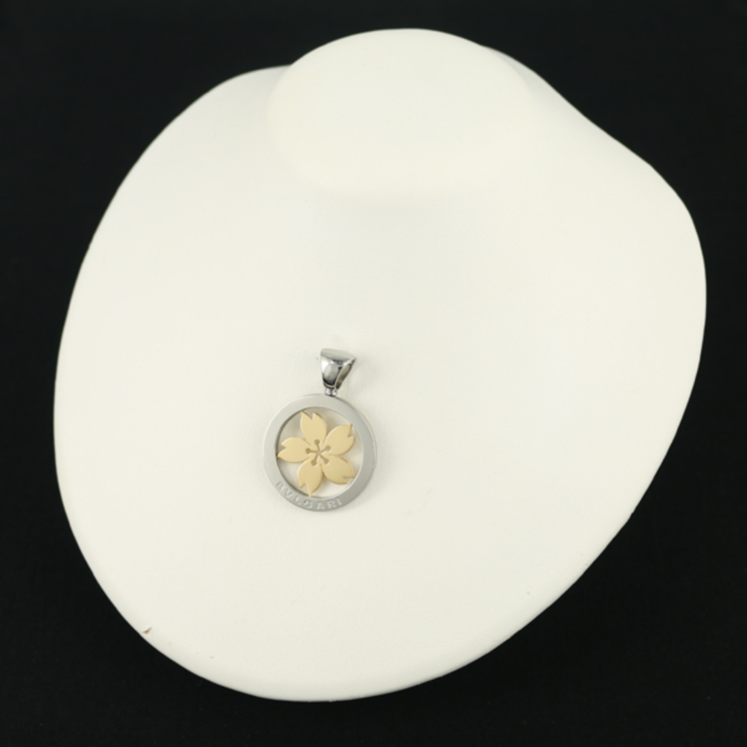 BVLGARI - ブルガリ ペンダントトップ トンドサクラ フラワー K18YG/SS