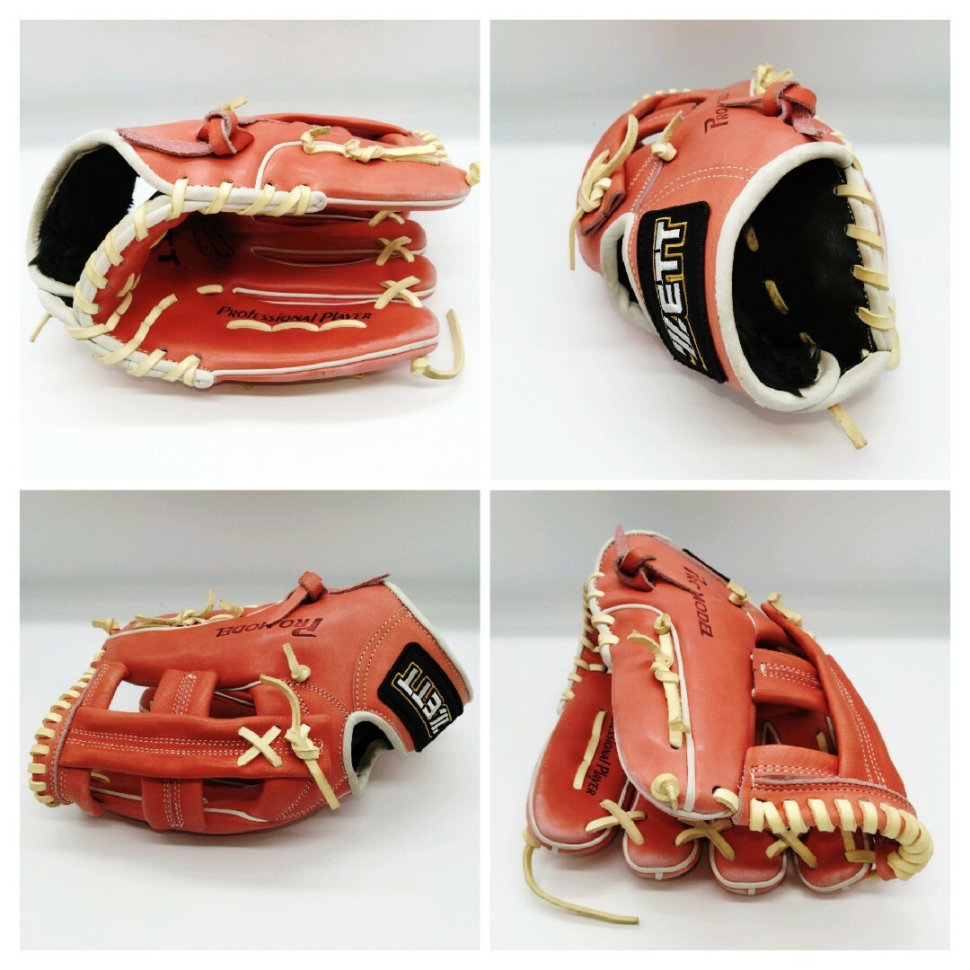 ZETT - 美品 ZETT プロモデル 軟式用グローブ BRGA 32710 木村拓也