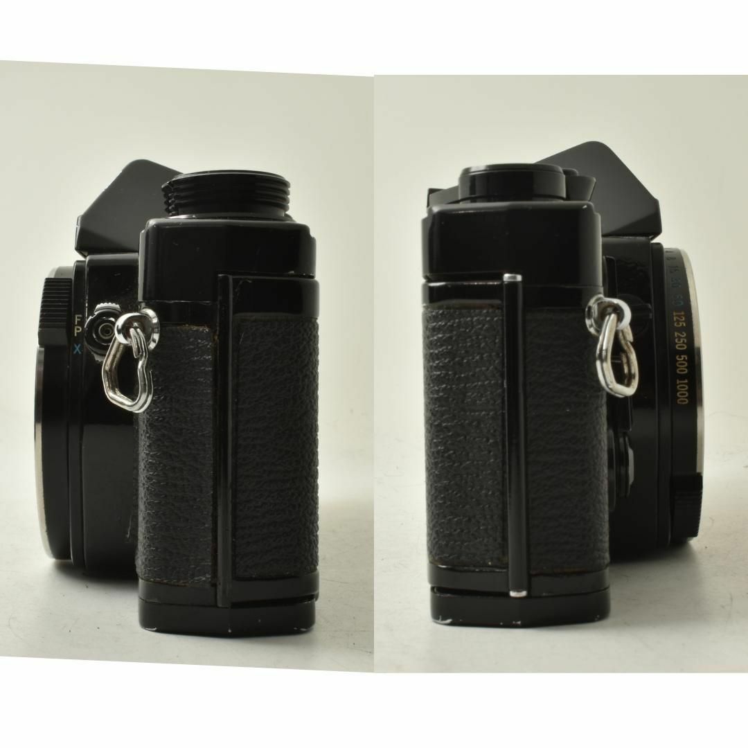 整備済 美品】Canon AE-1フィルムカメラ ブラックボディ 露出計OK整備済