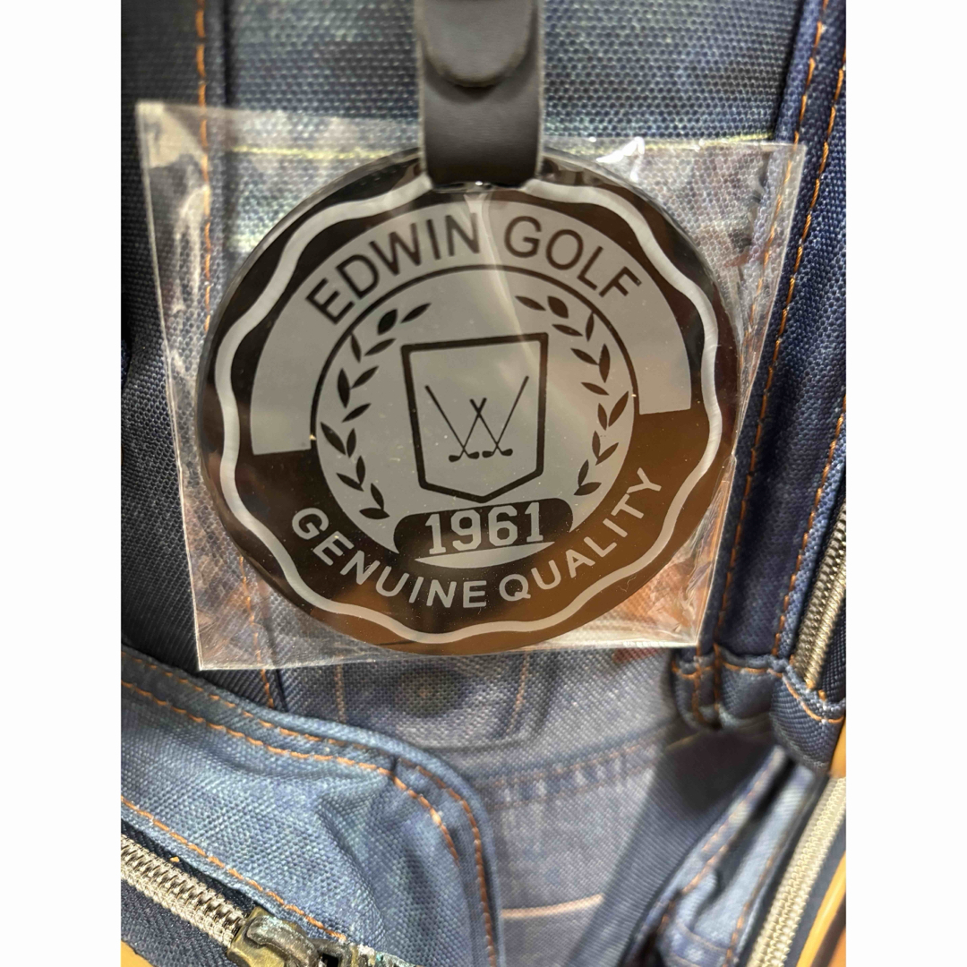 EDWIN - 希少 EDWIN エドウィン ゴルフ キャディバック デニム柄の通販