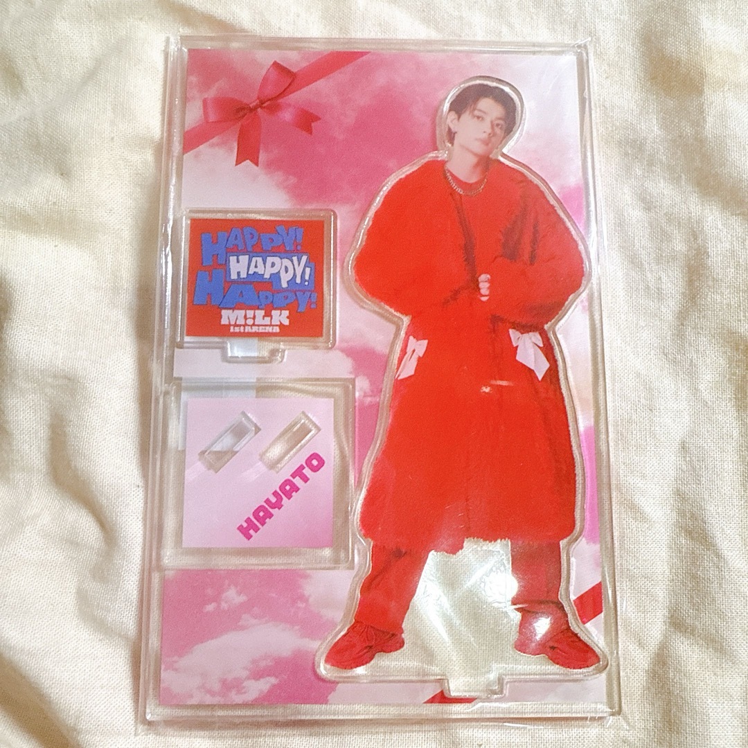 MILK - M!LK 佐野勇斗 ハハハッピー 赤衣装 アクスタの通販 by
