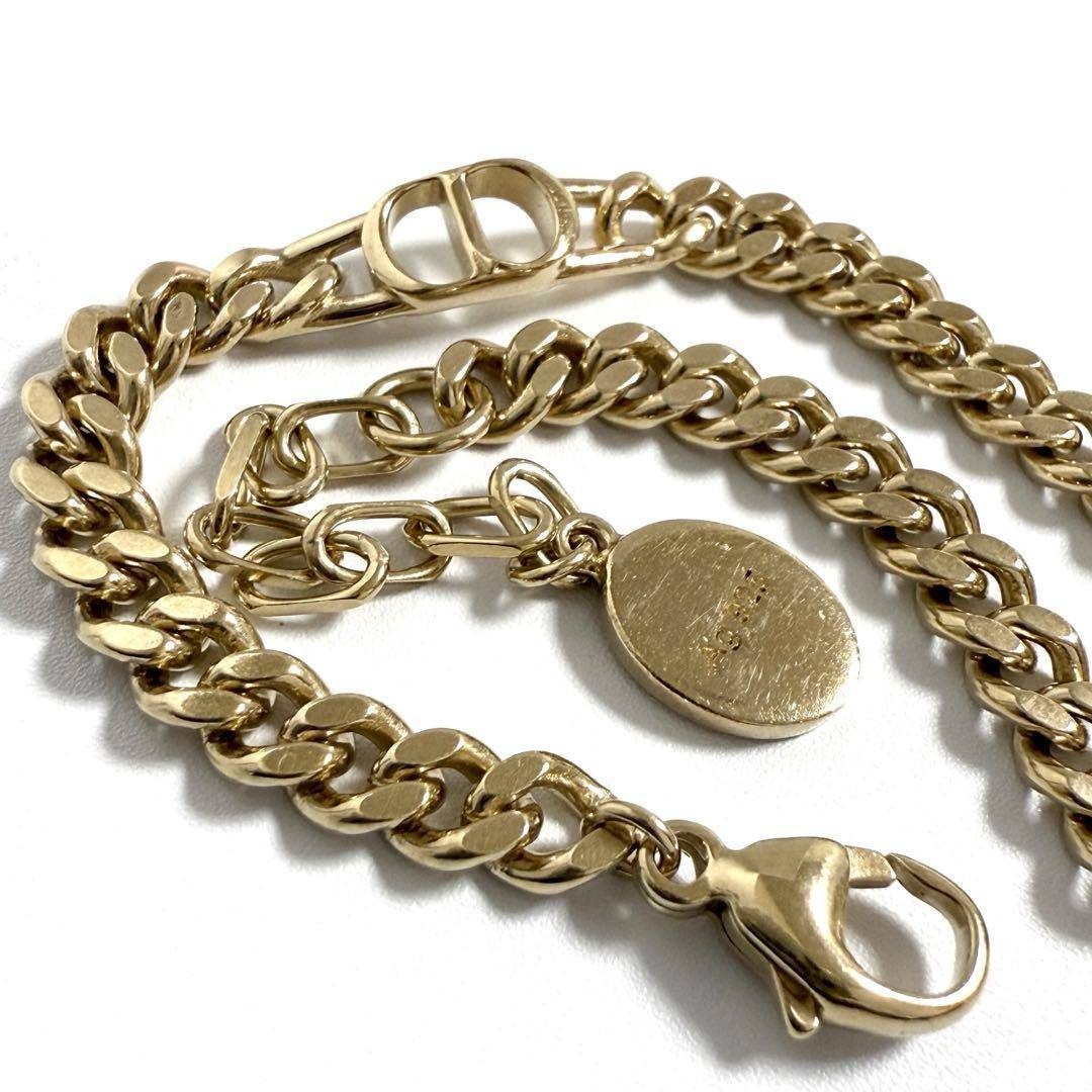 Christian Dior - 【美品】ディオール メンズ CD アイコン チェーン