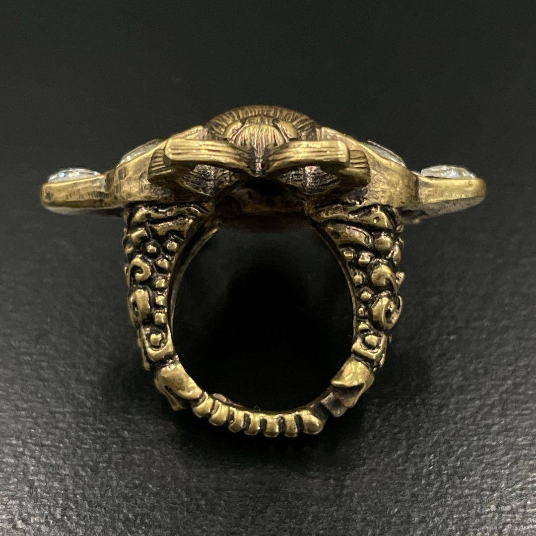 GUCCI - 良品 グッチ リング インターロッキングG 蜂 ビー パール