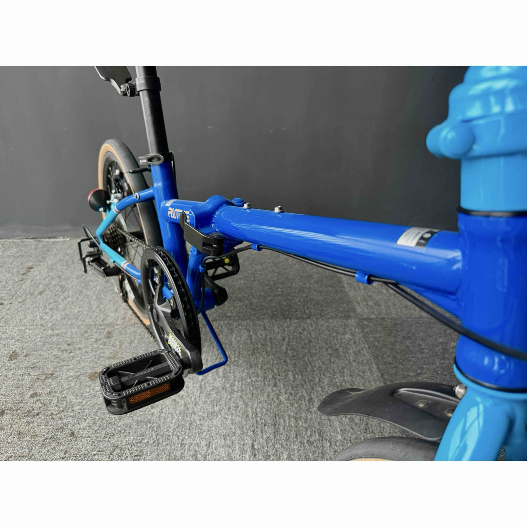 美品 新品未使用 Panther 20インチ折りたたみ自転車 スカイブルーの