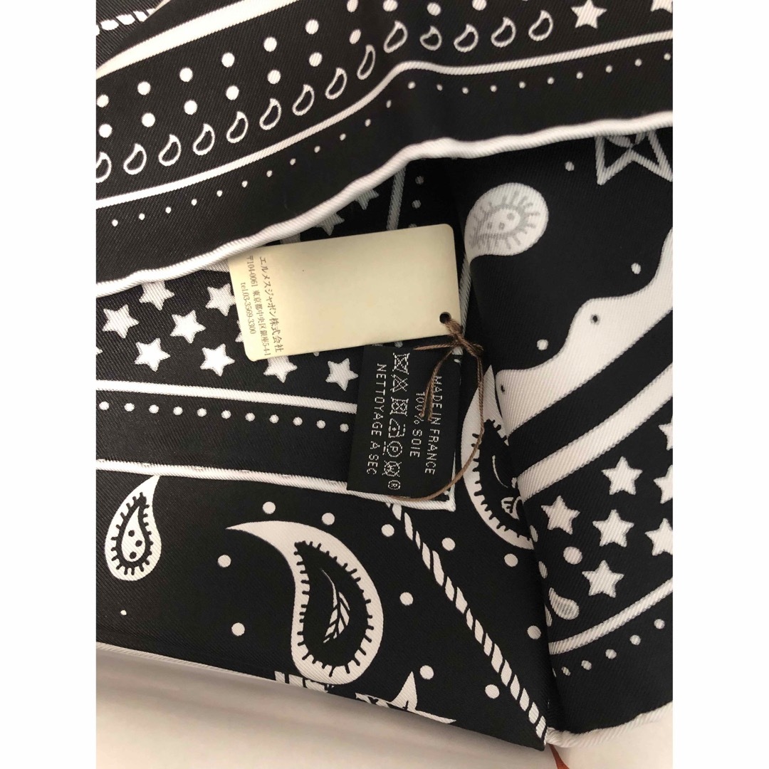 HERMES - エルメス バンダナ ロデオデフルーツ 黒の通販 by minne's