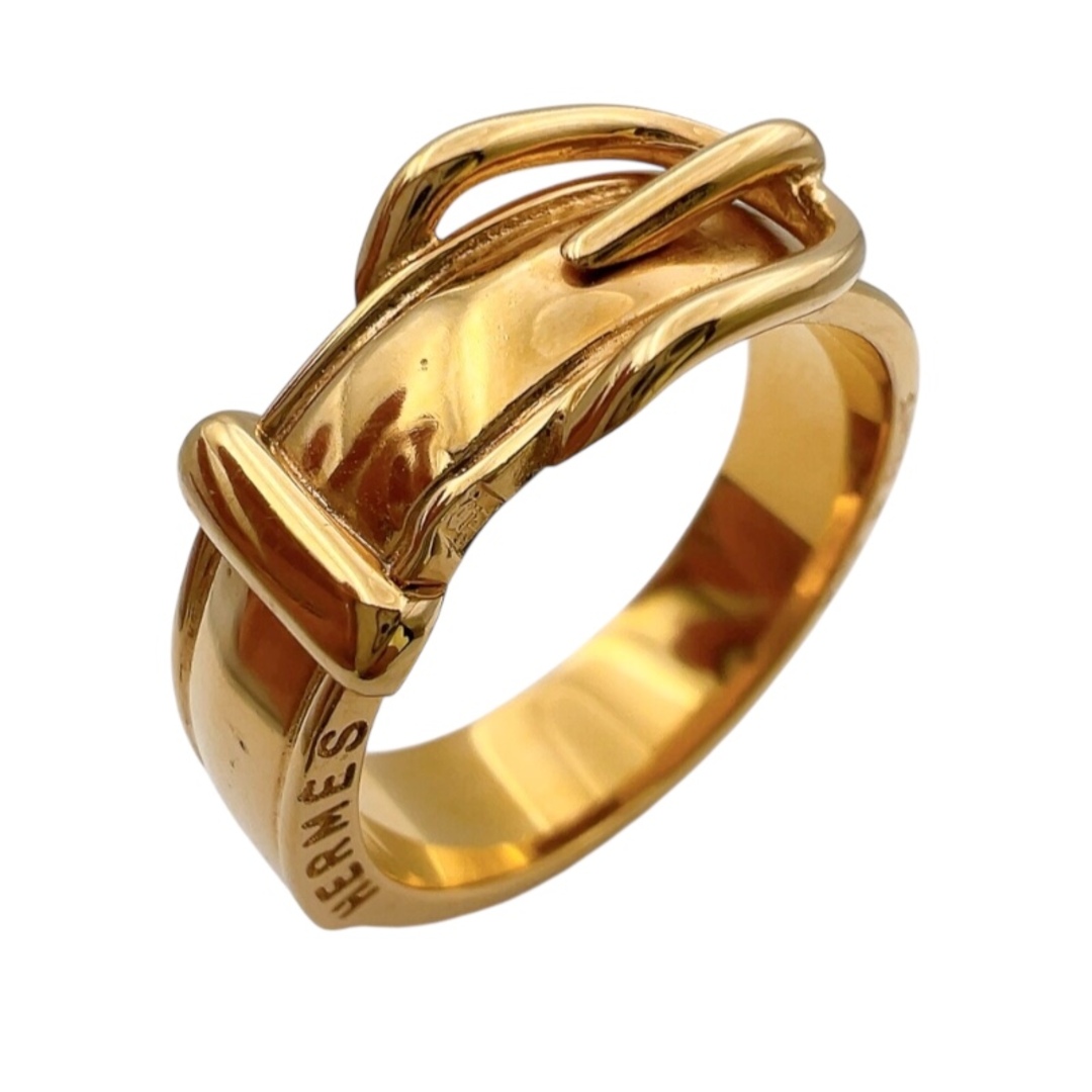 HERMES - エルメス HERMES サンチュール スカーフリング ゴールド