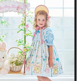 シャーリーテンプル ☆ ウサギお耳のワンピース 120 Shirley Temple
