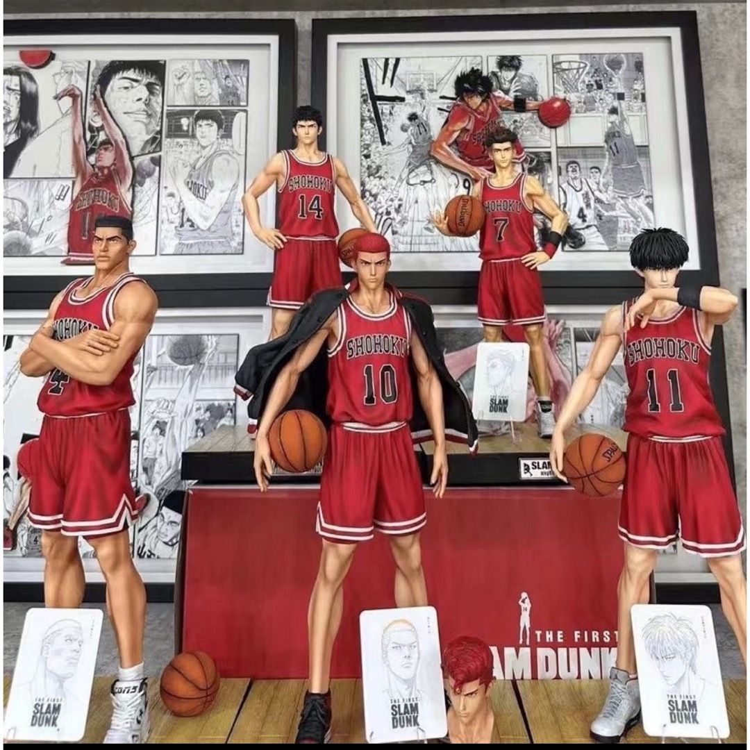 5人 SLAM DUNK スラムダンク フィギュア PVC製品 ガレージキットの通販