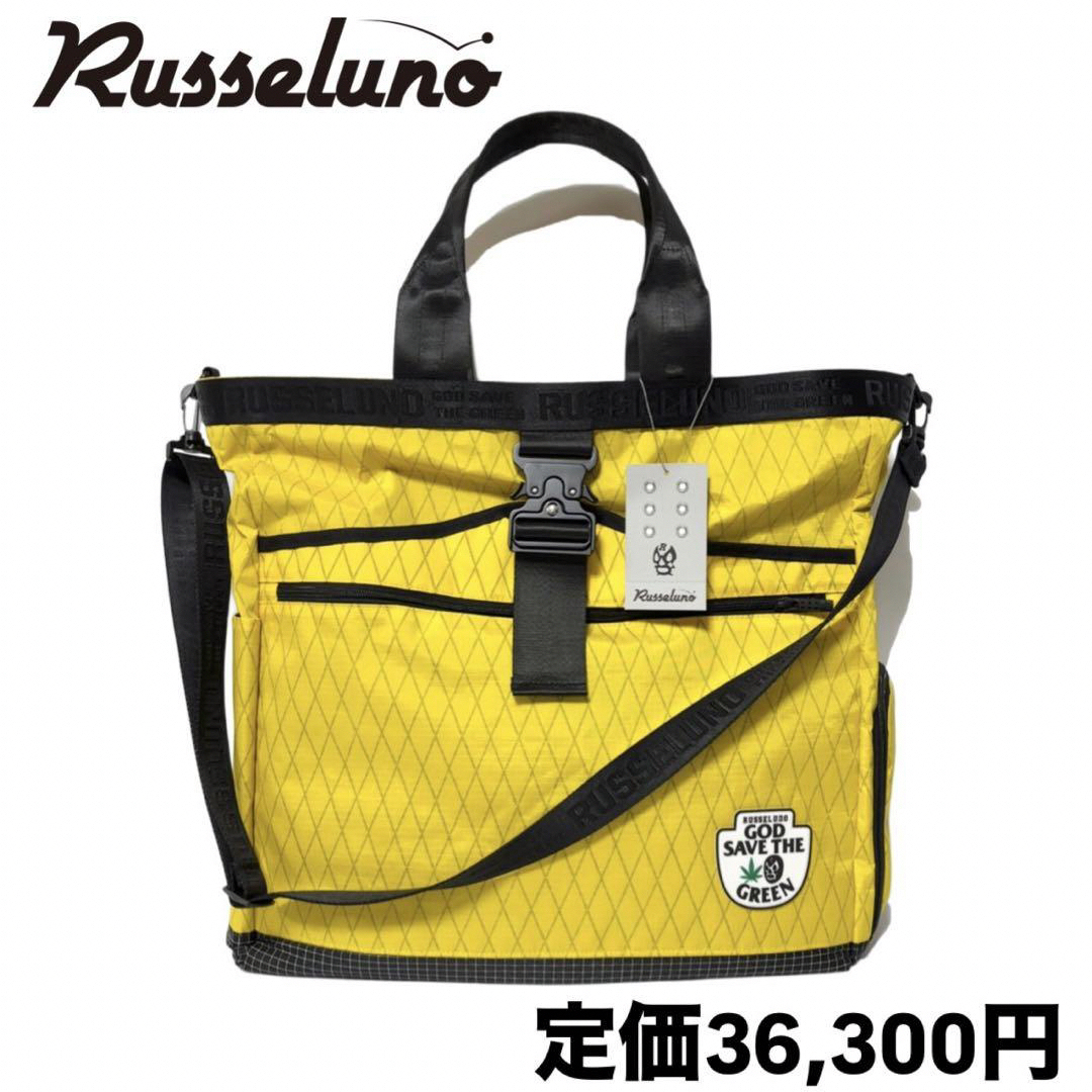 新品 ラッセルノ ゴルフ XPAC ビッグ トートバッグ イエロー Fの通販