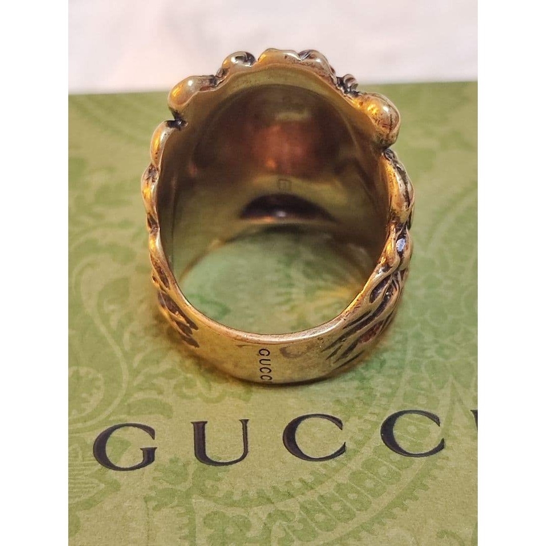 GUCCI - 新品 未使用 GUCCI グッチ ライオンヘッド リング 指輪 23号