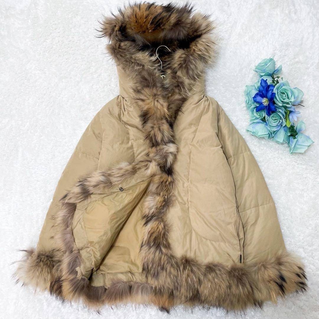 MONCLER - 希少 MONCLER モンクレール ファー ダウンジャケットの通販