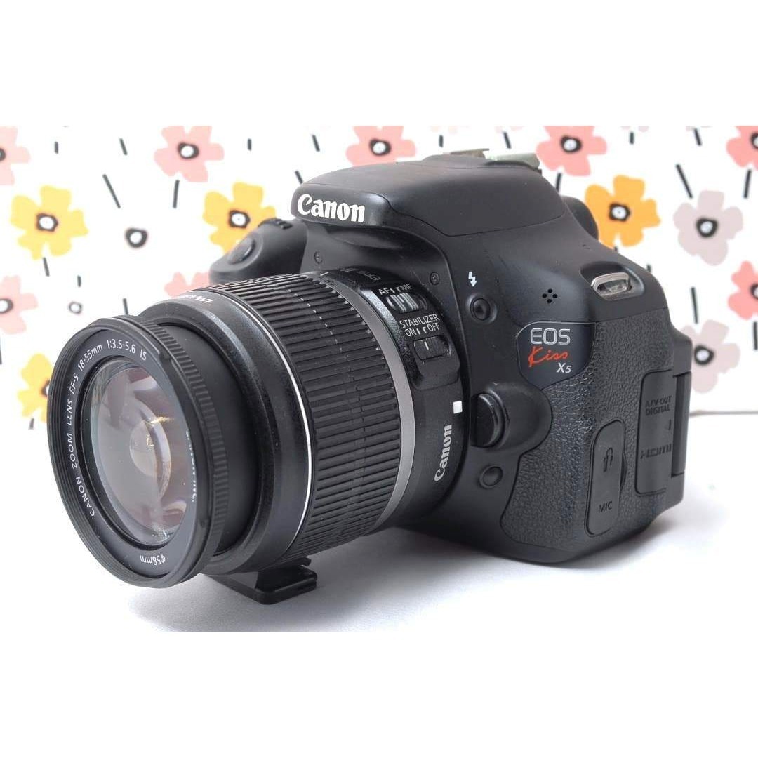 ❤Canon Kiss X5❤動画撮影もOK❤入門機にオススメ❤スマホ
