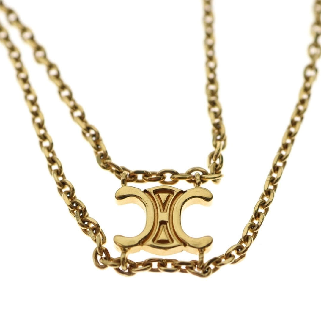 CELINE - CELINE セリーヌ トリオンフ チェーン ブレスレット ゴールド