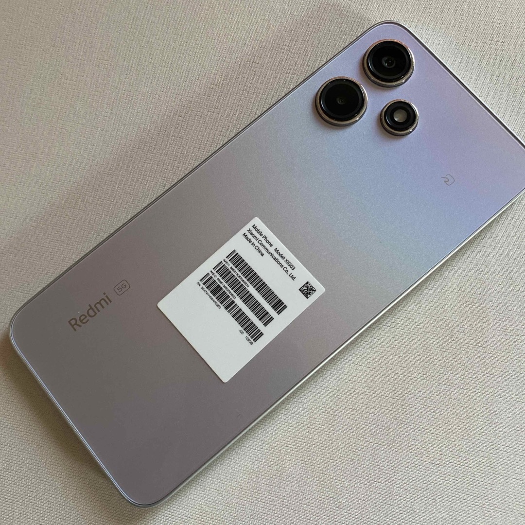 Xiaomi - Xiaomi Redmi 12 5G XIG03 ポーラーシルバー 中古スマホの