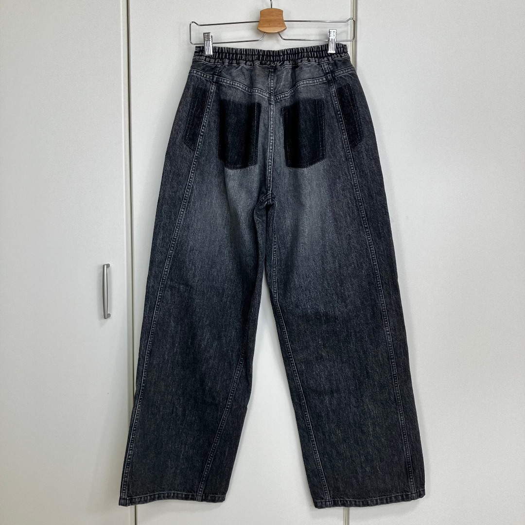 シーニューヨーク Elena Denim Baggy Pants Black 0